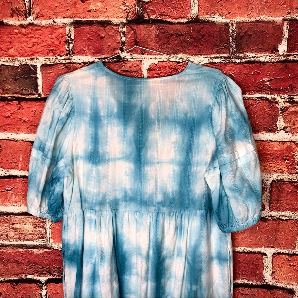Shibori hand dyed maxi dress